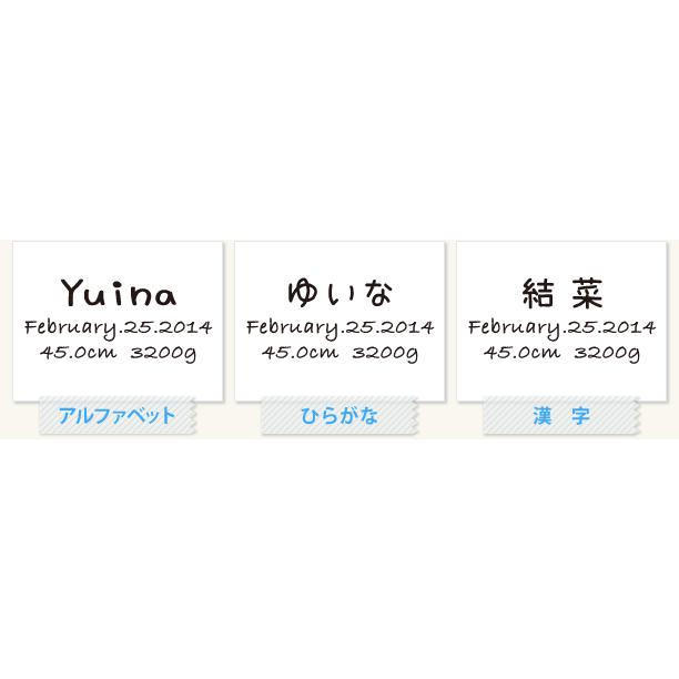 sanrio（サンリオ） 手形足形キット付き 名入れ ベビーフォトフレーム