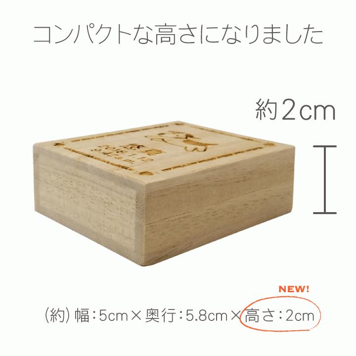 ARASE へその緒ケース 命名 HOC-05 名入れ 綿入り 乾燥剤付き 桐箱