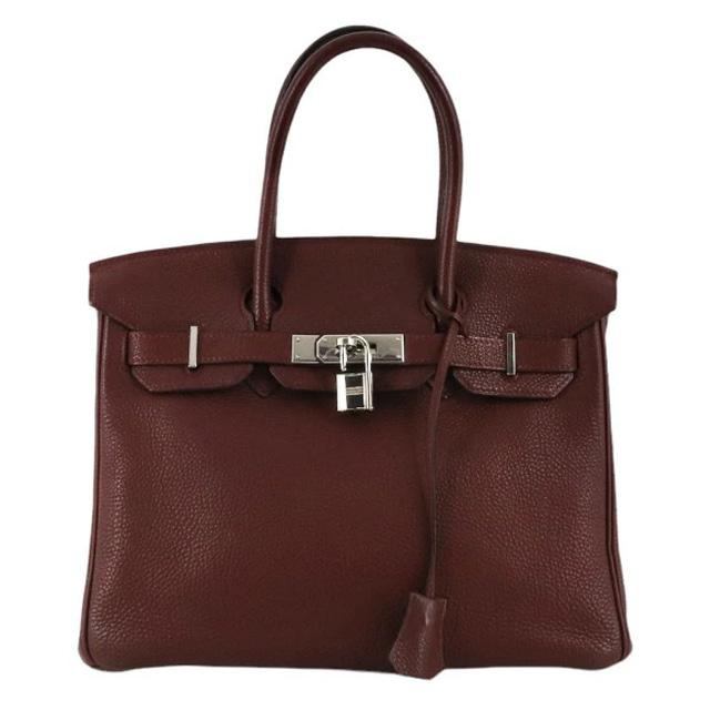 一部予約販売中 トートバッグ ハンドバッグ バッグ トゴ バーキン30 Hermes エルメス 255 Birkin Hermes 送料無料 ボルドー 送料無料 シルバー金具 茶 赤 レッド ブラウン バッグ