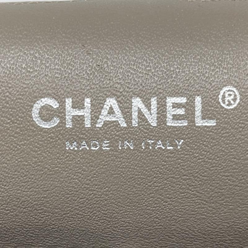 シャネル CHANEL マトラッセ マトラッセ30 デカマトラッセ デカマト バッグ ショルダーバッグ キャビアスキン グレー シルバー金具｜omoio｜06