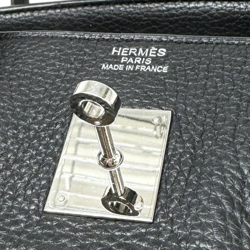 エルメス HERMES バーキン35 バーキン 35 バッグ トートバッグ トリヨンクレマンス ノワール ブラック 黒 シルバー金具｜omoio｜07