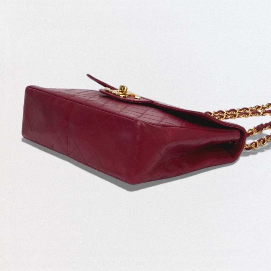 シャネル CHANEL マトラッセ マトラッセ30 デカマトラッセ デカマト バッグ ショルダーバッグ ラムスキン レッド Red 赤