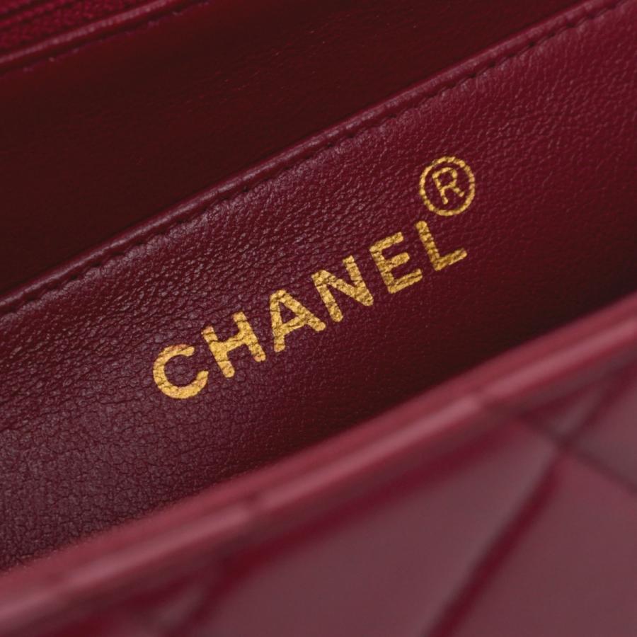 シャネル CHANEL マトラッセ マトラッセ30 デカマトラッセ デカマト バッグ ショルダーバッグ ラムスキン レッド Red 赤