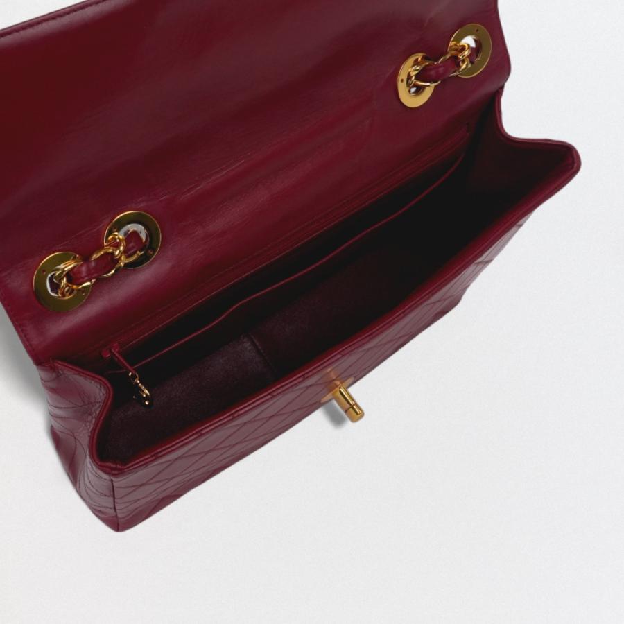 シャネル CHANEL マトラッセ マトラッセ30 デカマトラッセ デカマト バッグ ショルダーバッグ ラムスキン レッド Red 赤