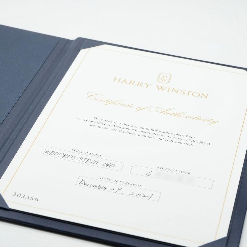 【新品未開封】 Harry Winston ハリーウィンストン プレゼント 本 ハリー・ウィンストン（HARRY WINSTON） ラウンドカット・プロング
