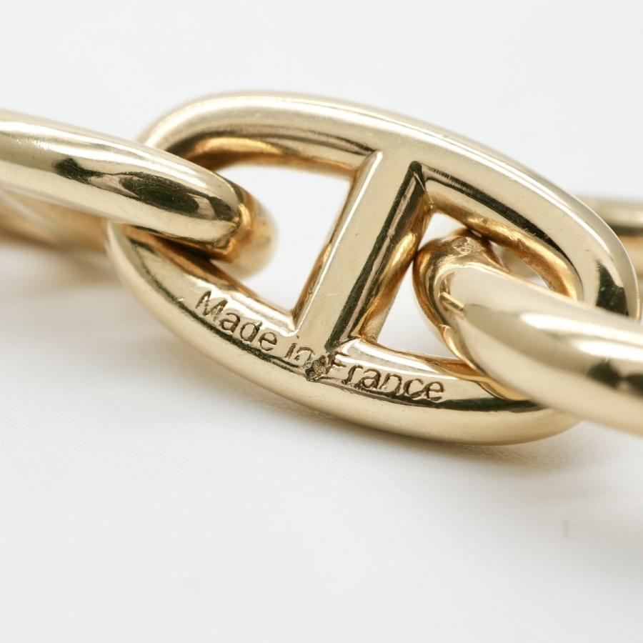 HERMES ブレスレット シェーヌダンクル バングル ブラウン×ゴールド金具 楽天市場】エルメス HERMES シェーヌダンクル ブレスレット バングル