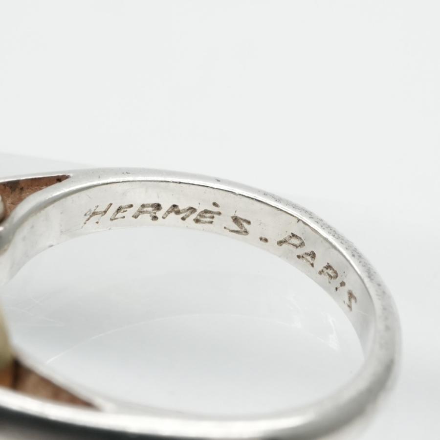 HERMES エルメス シェーヌダンクル リング 指輪 750/925