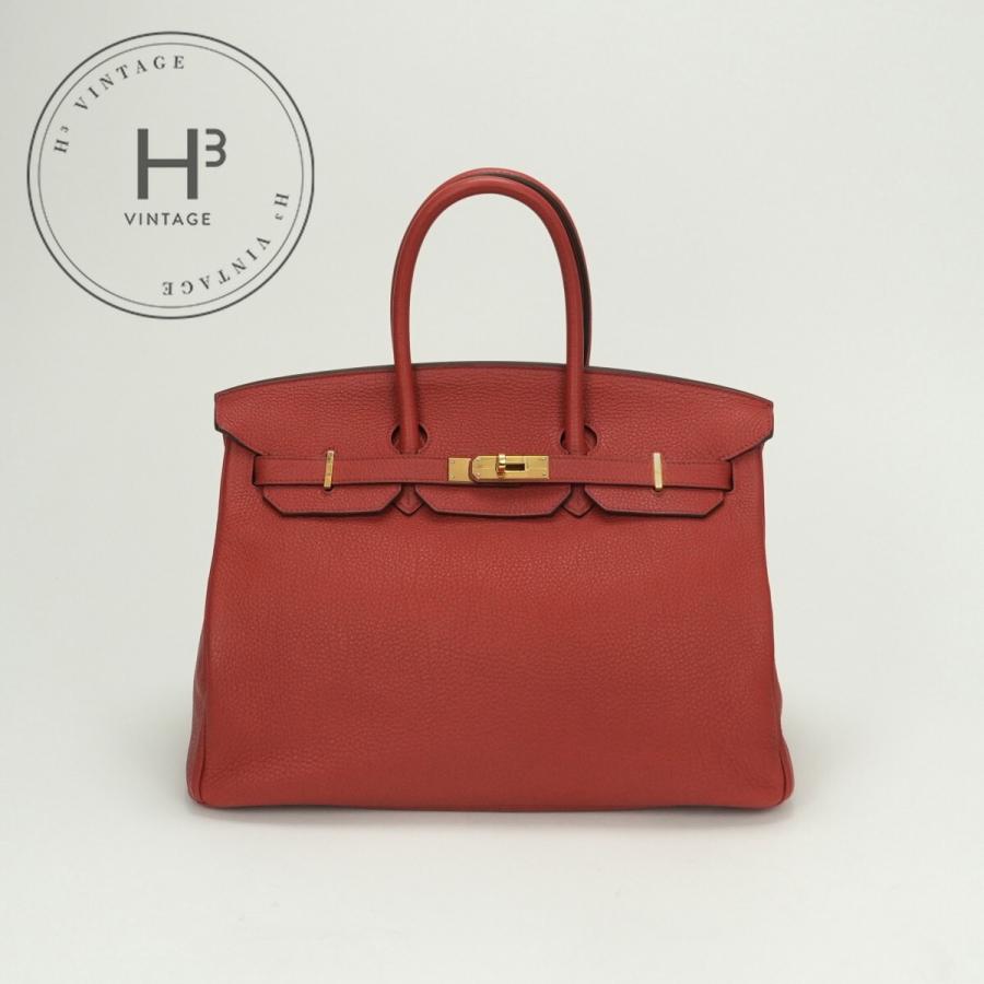 エルメス HERMES バーキン35 バーキン 35 バッグ トートバッグ トゴ ヴァーミリオン　Vermillion レッド Red 赤 ゴールド金具 ハンドバッグ HERMES（エルメス） バーキン35 バーキン 35 バッグ トートバッグ トゴ