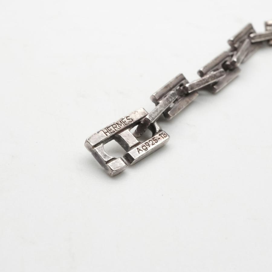 HERMES（エルメス） ヘラクレス ブレスレット バングル カフ 925 銀