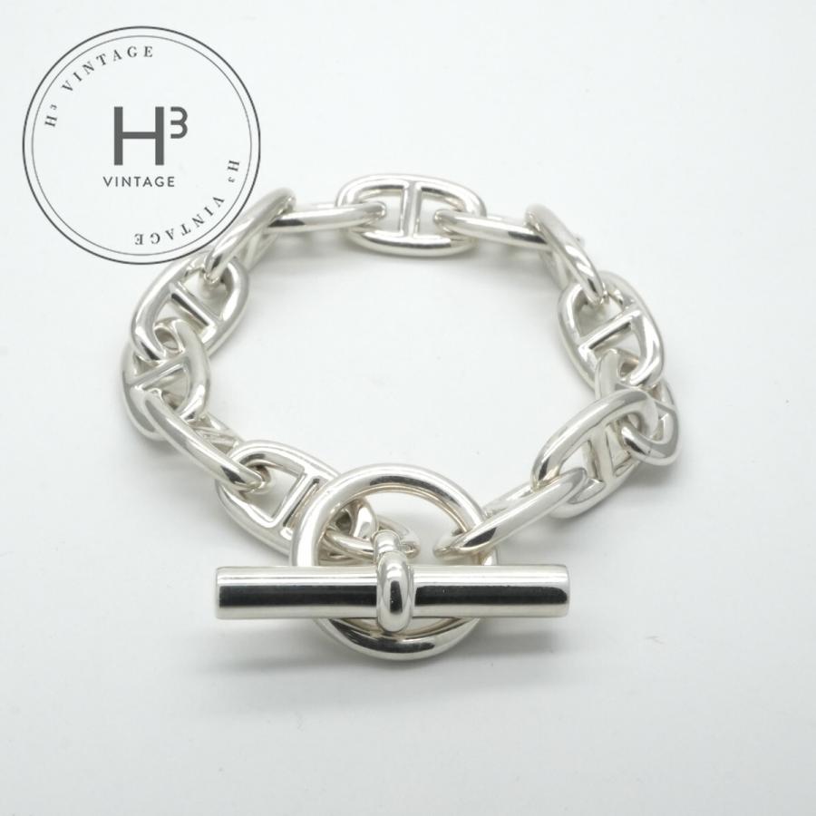 エルメス　シルバー　バングル　カフ セレブ感溢れる♪】HERMES☆Clou de forge シルバー バングル (HERMES