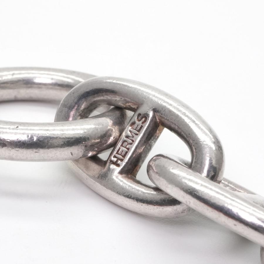 エルメス HERMES シェーヌダンクル ブレスレット バングル カフ 925 銀