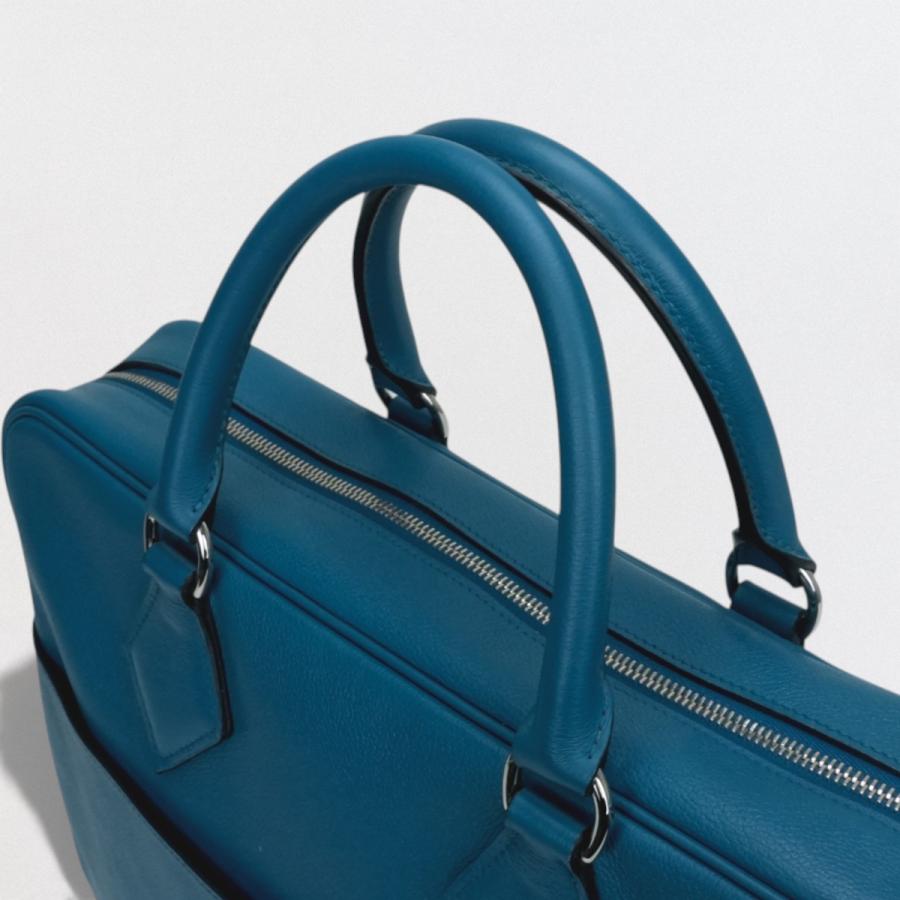 HERMES エルメス プリュムドック38 エバーカラー ブルー