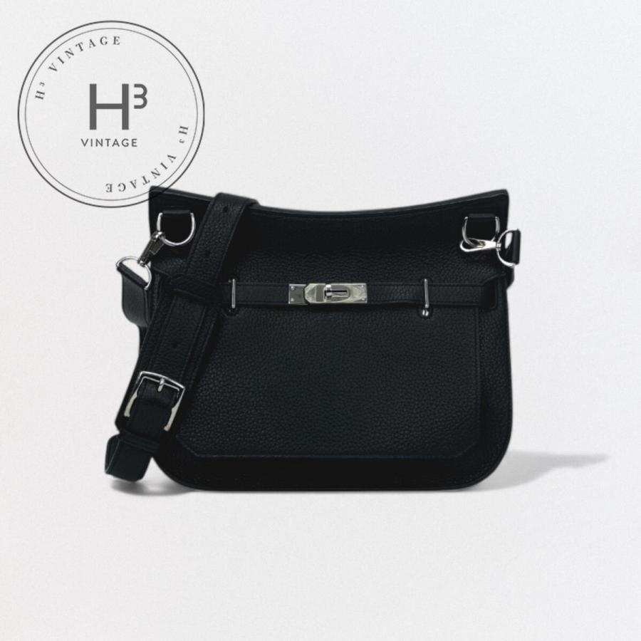 エルメス HERMES ジプシエール28 ジプシエール 28 バッグ ショルダーバッグ トリヨンクレマンス ノワール Noir ブラック Black 黒 シルバー金具 HERMES（エルメス） ジプシエール28 ジプシエール 28 バッグ