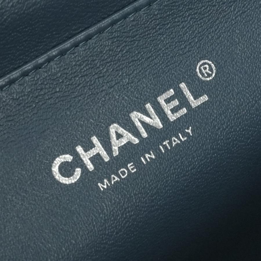 シャネル CHANEL マトラッセ バッグ ショルダーバッグ ラムスキン ブルー Blue 青 シルバー金具_7