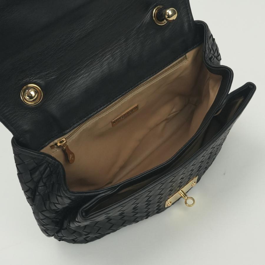 ボッテガヴェネタ BOTTEGAVENETA ボッテガ Bottega Veneta イントレチャート バッグ トートバッグ レザー ブラック Black 黒_9