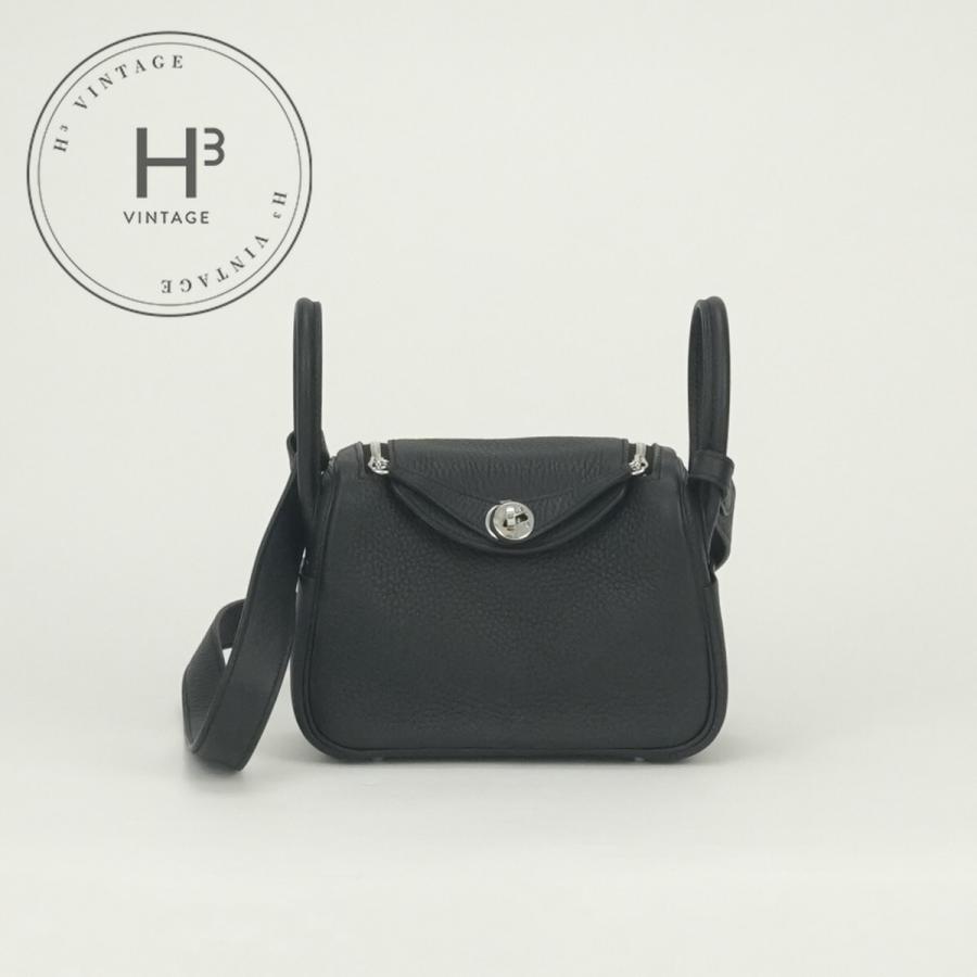 エルメス HERMES リンディ20 ミニリンディ2 バッグ ショルダーバッグ トリヨンクレマンス ノワール Noir ブラック black 黒 | HERMES