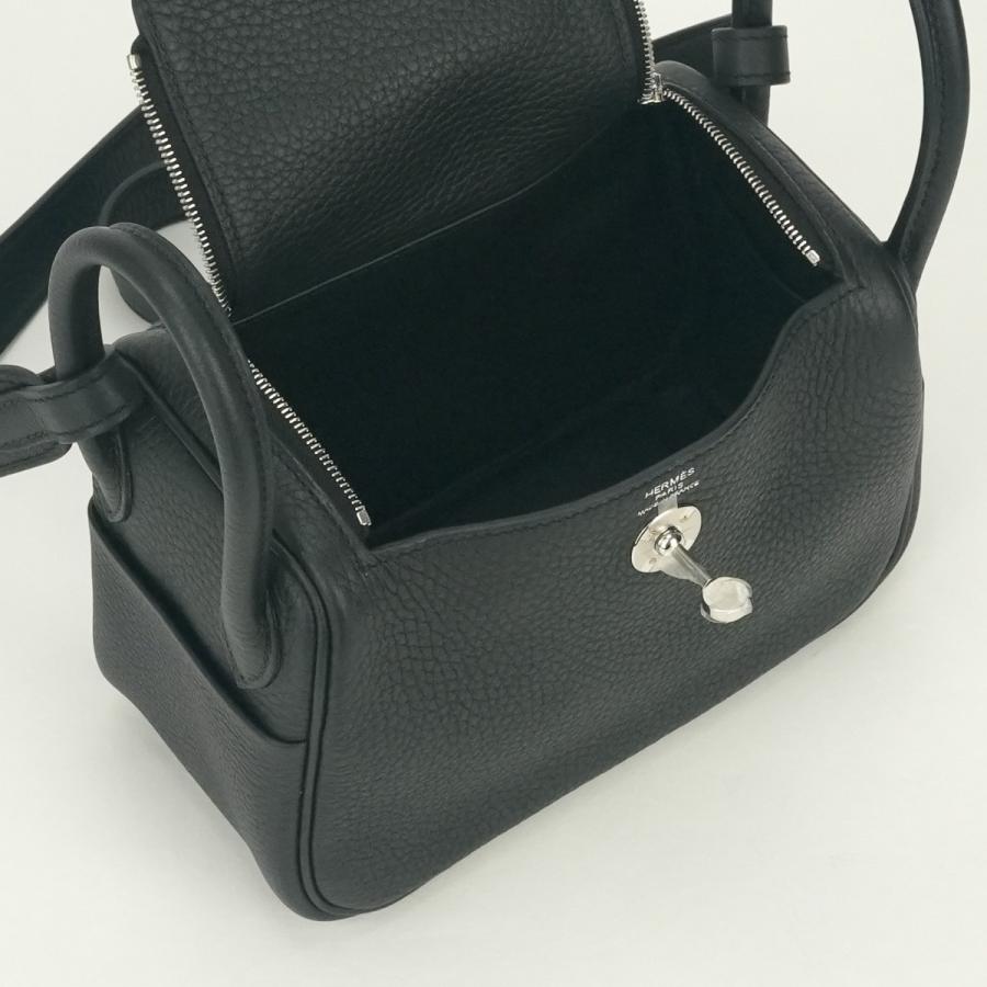 エルメス HERMES リンディ20 ミニリンディ2 バッグ ショルダーバッグ トリヨンクレマンス ノワール Noir ブラック black 黒 | HERMES | 08