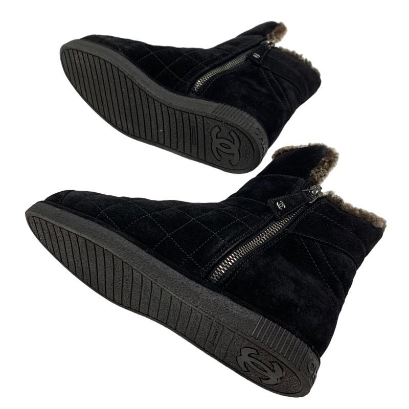 シャネル CHANEL ブーツ ショートブーツ ムートンブーツ 靴 シューズ