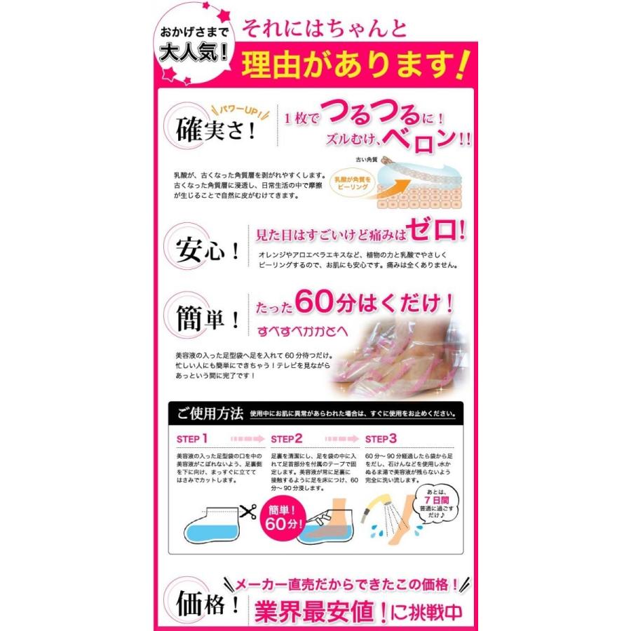 業務用 かかと　NEW  角質除去　角質ケア　フットケア　ピーリング　かかとケア　かかとどうするん そうするんDX（両足240回分） 業務用　１つあたり250円｜omoiyari-care｜03