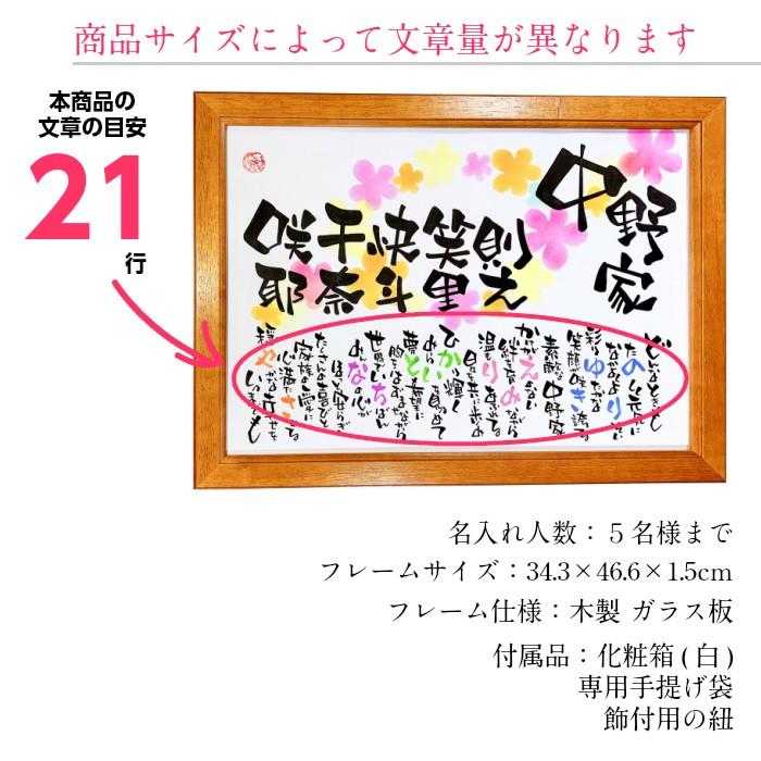 新築祝い 引っ越し祝い 家族ポエム 名前詩 名前 ポエム 友人 プレゼント ご家族５名様 A3フレーム 新築 引越し お祝い 名前詩 おもいやり家 通販 Yahoo ショッピング