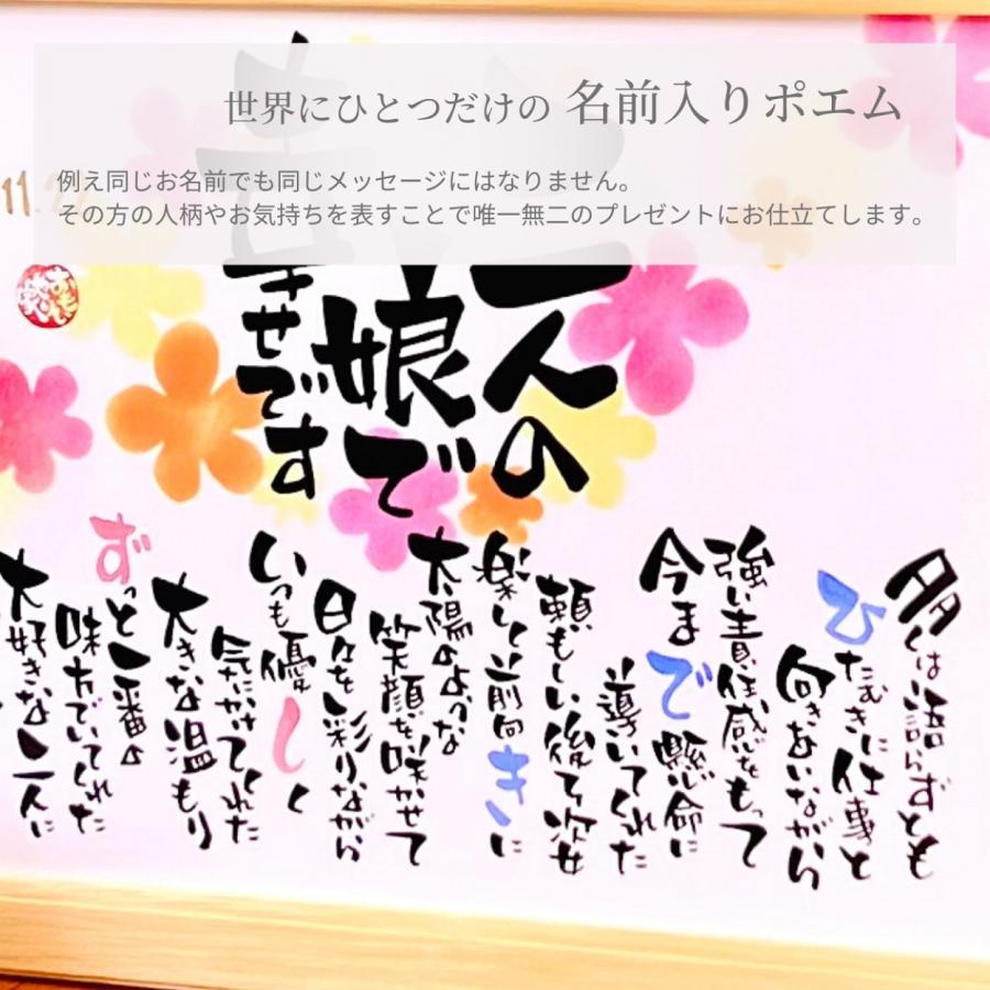 新しいブランド 名前詩 おもいやり家 結婚式 おもいやりポエム 30 41cm 名入れ 感謝 プレゼント 名前 ポエム 感謝状 記念品 両親 贈呈品 子育て感謝状 披露宴 Cfc Com Do