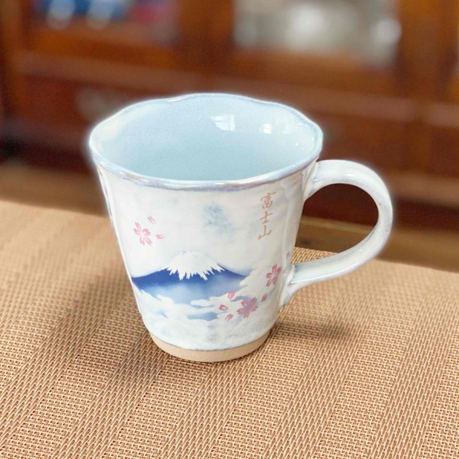 富士山 桜富士マグカップ 日本製 日本のお土産 : おもちゃのキムラ