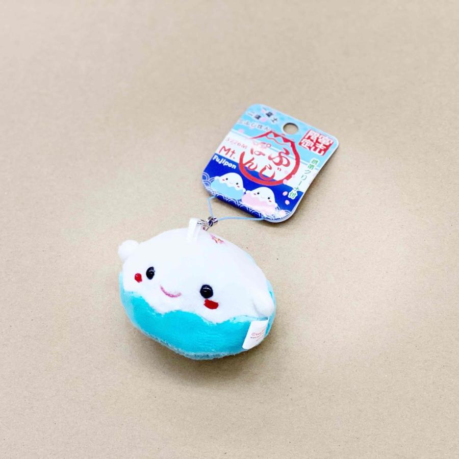 ふじぽん 携帯クリーナー付ストラップ ブルー : おもちゃのキムラ