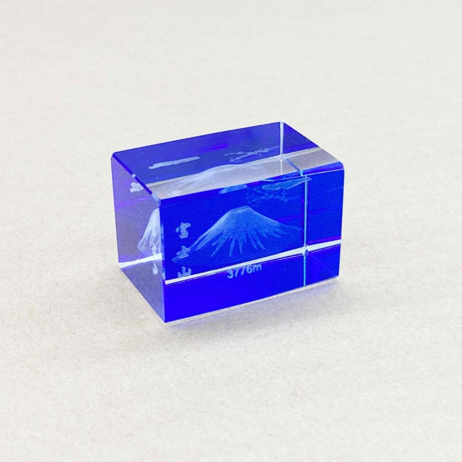 富士山 クリスタル置物（小） 日本のお土産 小物 雑貨