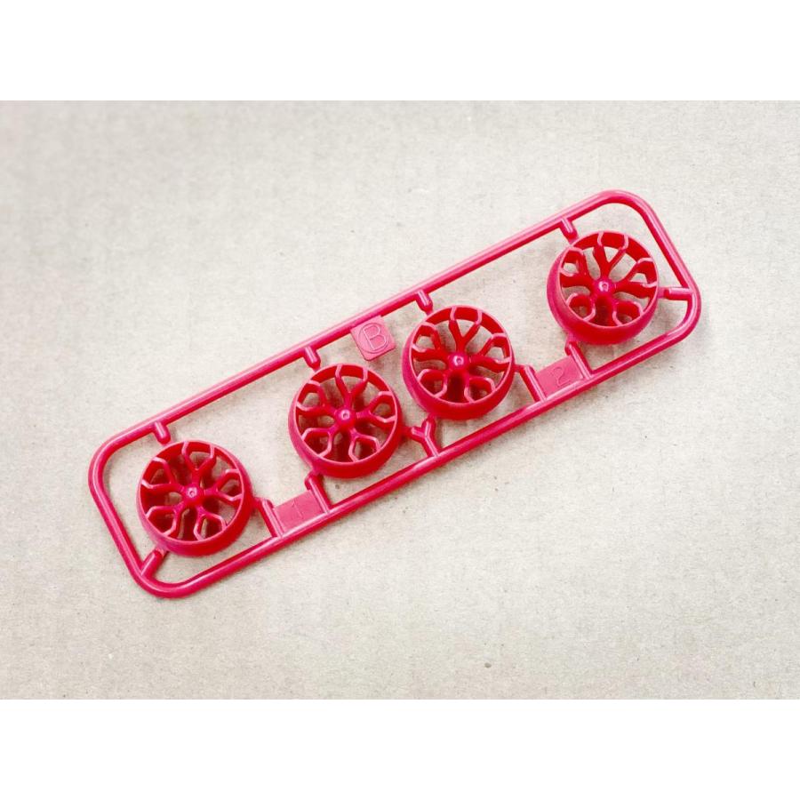 ミニ四駆 ホイールセット　レッド2種 Amazon.co.jp | タミヤ ミニ四駆限定シリーズ レッドローハイト