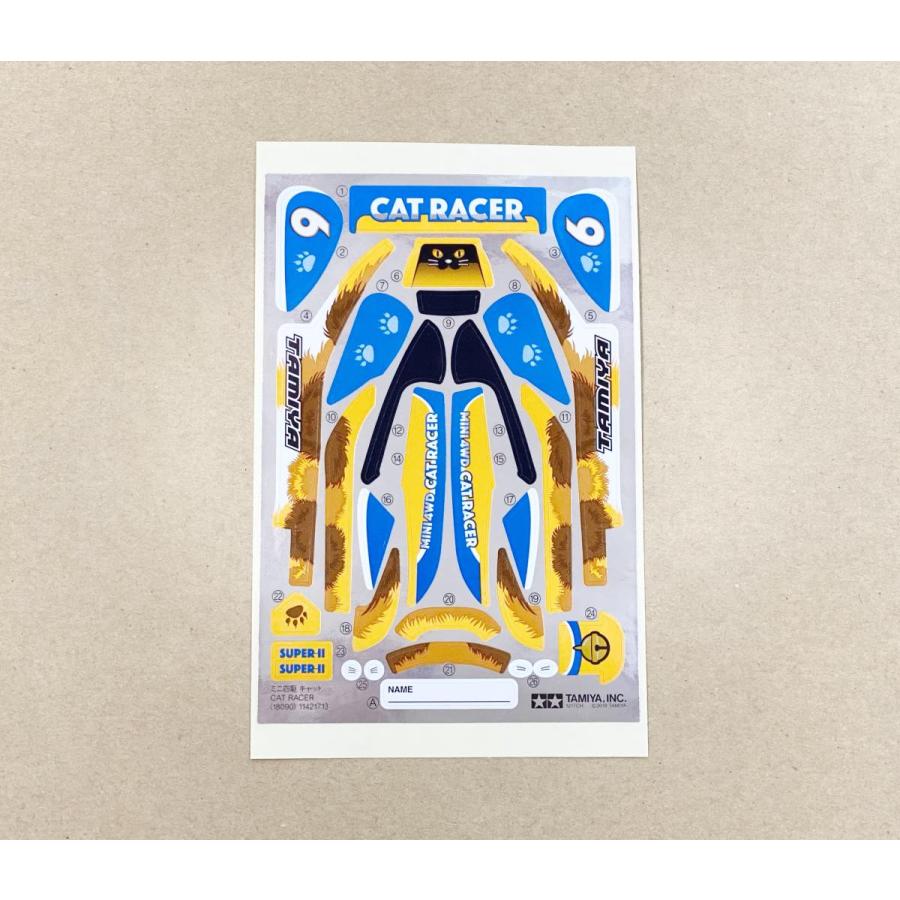 タイムセール ミニ四駆キャット ステッカー タミヤ レーサーミニ四駆18090 パーツばら売り タイムセール ミニ四駆キャット ステッカー タミヤ レーサーミニ四駆18090 パーツばら売り