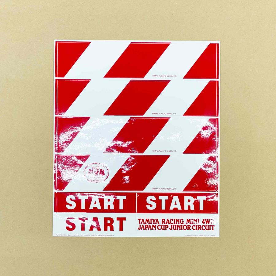 ミニ四駆 ジャパンカップジュニアサーキット ステッカー ミニ四駆 ジャパンカップジュニアサーキット ステッカー