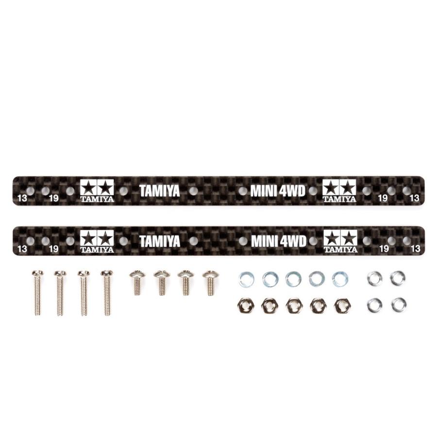 ミニ四駆 15497 HG 13・19mmローラー用 カーボンマルチ補強