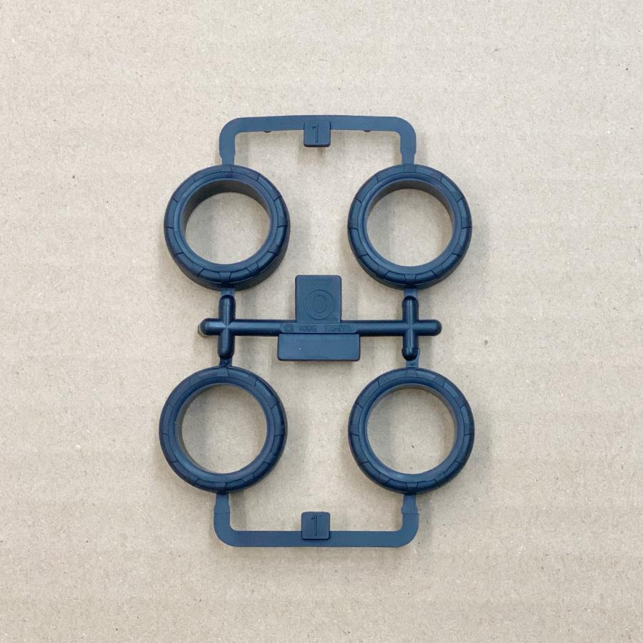 ミニ四駆 スーパーハード小径ナロータイヤ（24mm） ブラック ミニ