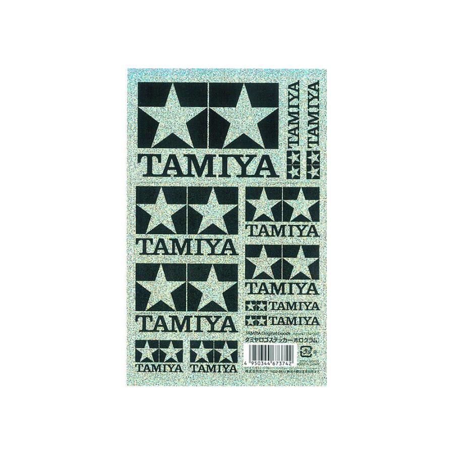 タミヤ（TAMIYA） 67374 タミヤロゴステッカー（ホログラム