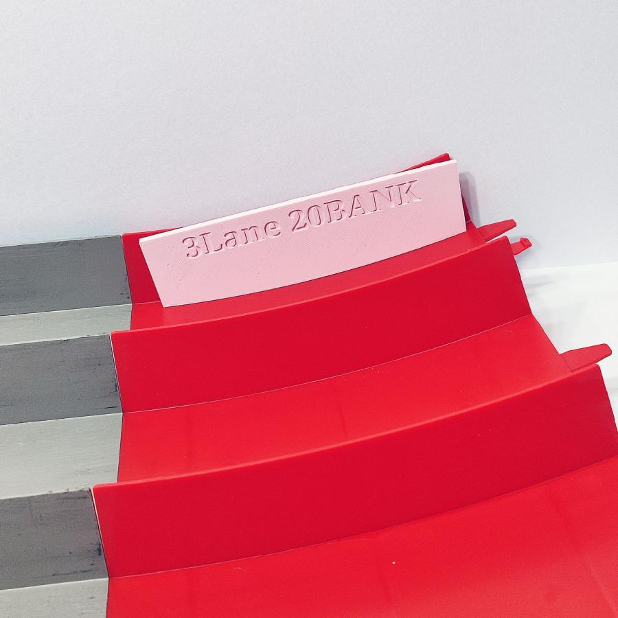 ミニ四駆 ポーダブルピット用3台収納 バンクチェッカー・スロープ