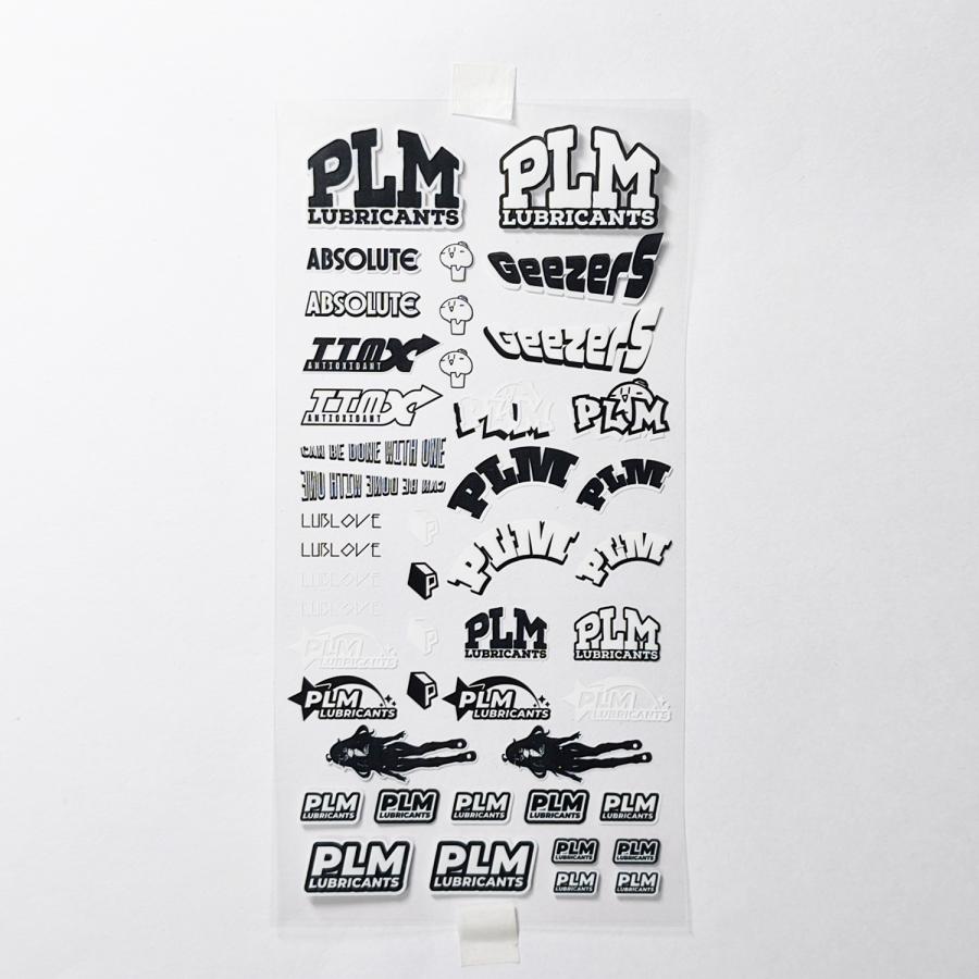 ミニ四駆 PLM LUBRICANTS オリジナルボディーステッカー オーバー