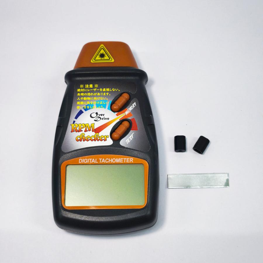 ミニ四駆 RPM チェッカー (レーザー回転数測定機器)（9V 角電池別売