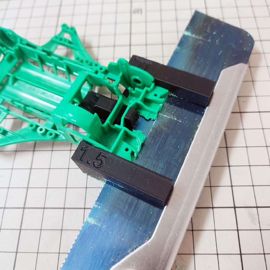 [出品テスト]MAシャーシ フロント段上げ プレート挟み込み治具[試作版] 出品テスト]MAシャーシ フロント段上げ プレート挟み込み治具