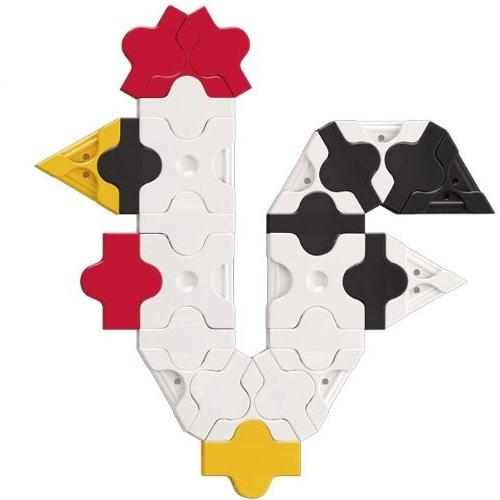 LaQ（ラキュー） ベーシック101 平面キット 185ピース 知育玩具