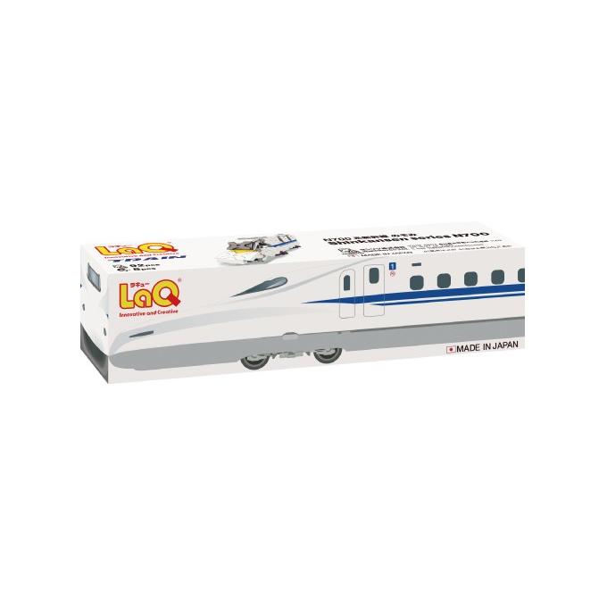LaQラキュー　トレイン　N７００系新幹線のぞみ　９２ピース　知育玩具　日本製パズルブロック｜omokimu-laq