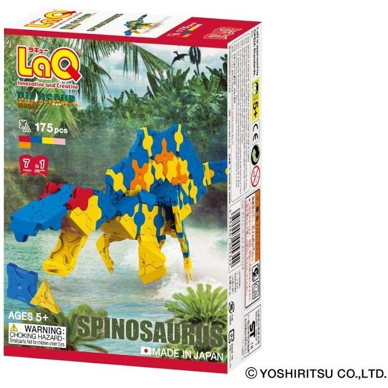 LaQラキュー　ダイナソーワールド　スピノサウルス　１７５ピース　知育玩具　日本製パズルブロック｜omokimu-laq