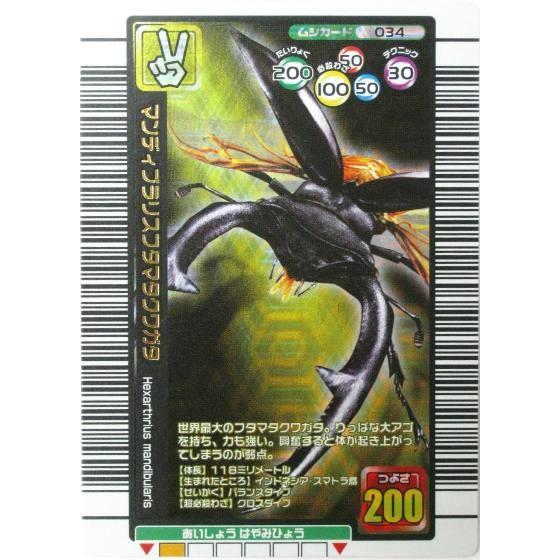 ムシキング 金レア マンティブラリスフタマタクワガタ95 Mk95 オモチャマックス 通販 Yahoo ショッピング