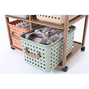 スリムバスケットラック 衣類収納 4W型 66×44.5×69.8cm 日本製