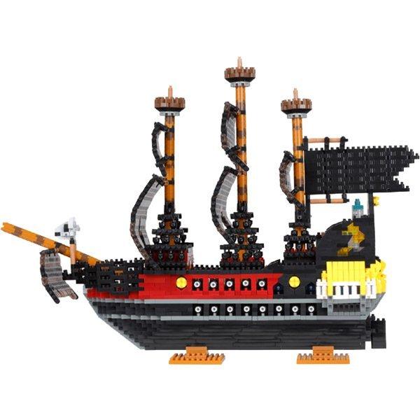 カワダ ナノブロック 海賊船 デラックスエディション NB-050 ブロック