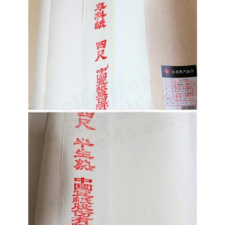 書道 宣紙 玉叶 紅星碑 安徽省 習字 紙 額 飾る 練習用 入れ にじまない 保存 漢字 かな サイズ 真白 書き初め 掛け軸 大量 特厚口 半切 書道紙 高級書 墨画用 |  | 15