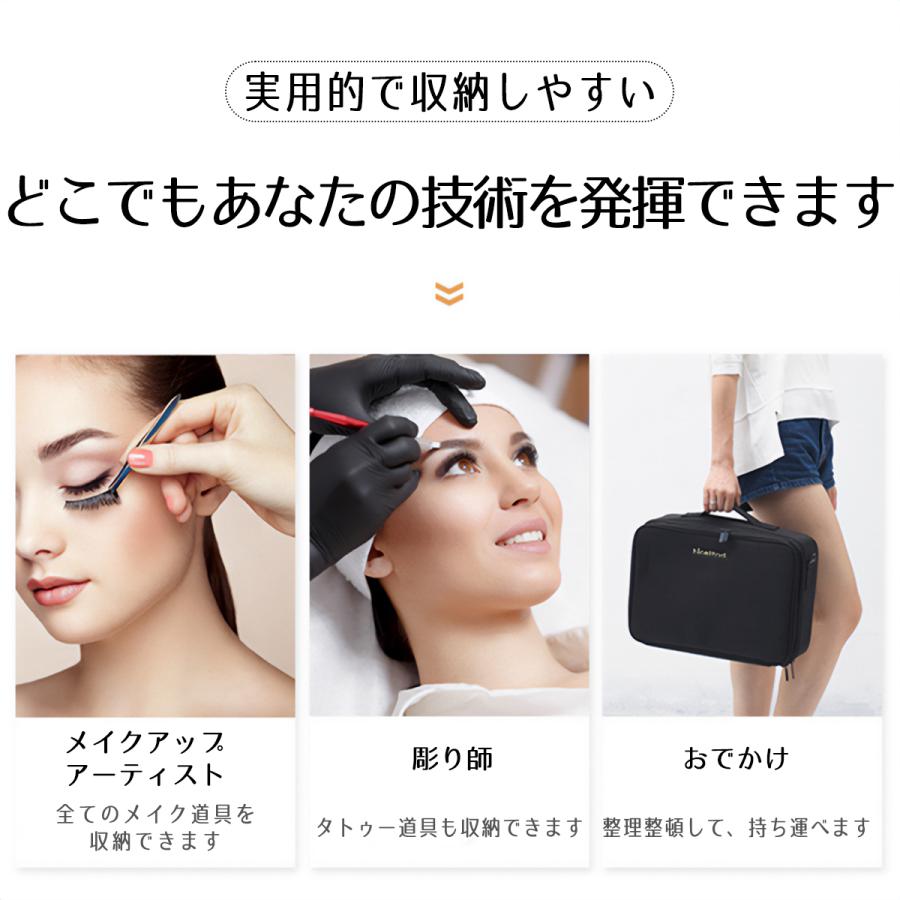 M メイクボックス メイクポーチ 大容量 持ち運び コスメボックス 小型