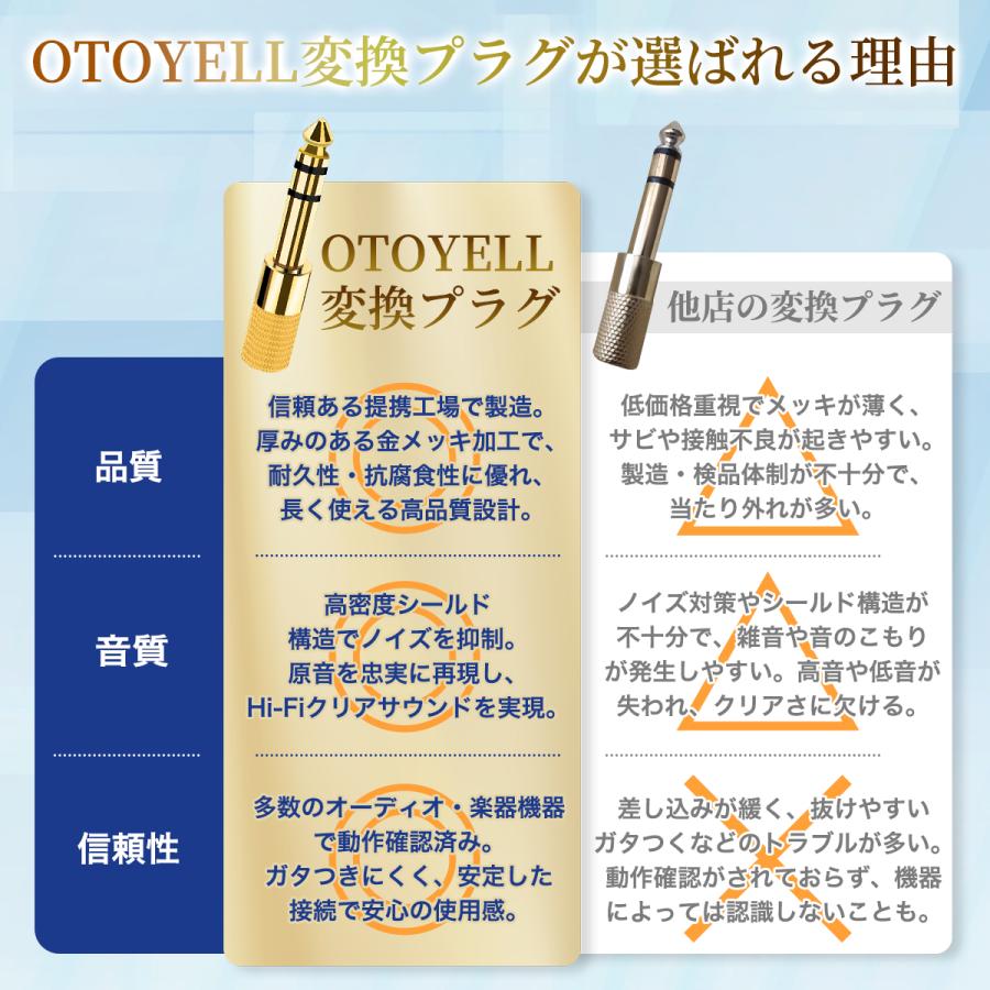 1本) 6.3mmデジタル変換プラグ オス 3.5mm メス 変換器 アダプター