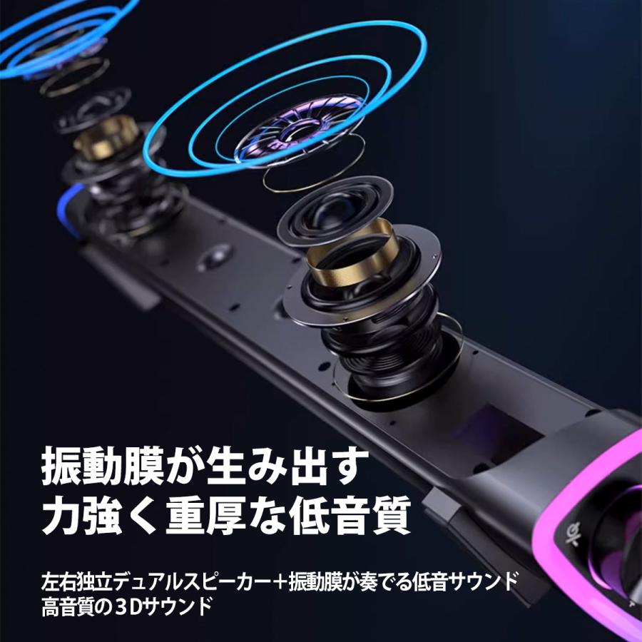 スピーカー pc テレビ ケーブル 有線 v8 usb pc用 テレビ用 高齢者