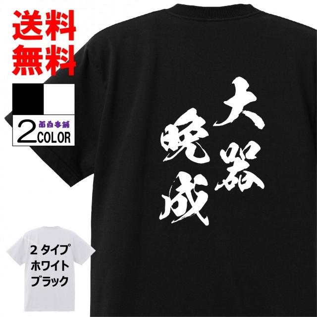 おもしろtシャツ ネタtシャツ 面白tシャツ 大器晩成 ハイキュー 名言 文字 言葉 格言 語録メンズ パロディ 子供 キッズ 白 ホワイト 黒 ブラック 高品質 半袖 A317 おもしろ本舗 通販 Yahoo ショッピング