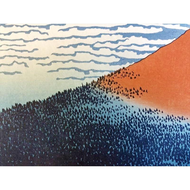 葛飾北斎　凱風快晴　赤富士　富岳三十六景￼ アダチ版画　額装　べらぼう 葛飾北斎 凱風快晴 赤富士 富岳三十六景￼ アダチ版画 額装